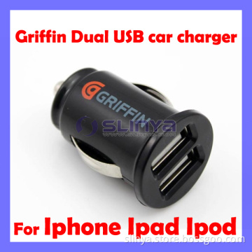 2A Griffin Dual USB Car Charger for iPhone 5 4 3GS 4s iPod Pad Adapter